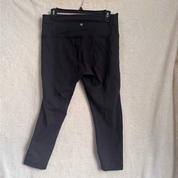 Lululemon Wunder Train High Rise Waist Crop 23" Pants Stretch sz 14 Legging Soft - Picture 3 of 16